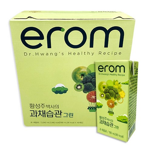 이롬 황성주 박사의 과채습관: 맛있는 건강, 간편하게 시작하세요!