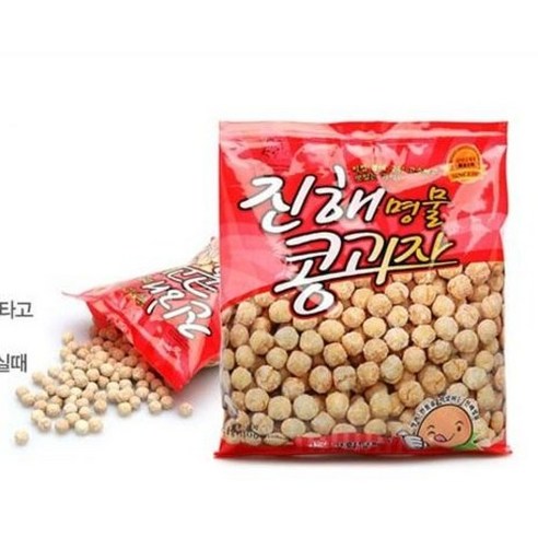 (경남관광기념품점 창원시) 직접 불에 구워 고소하고 맛있는 진해 명물 콩과자 진해콩 (80g*10봉 ), 80g