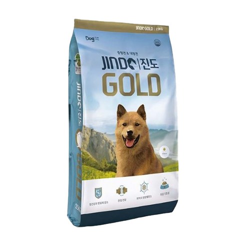 도그랑 강아지 진도 골드 전연령 건식사료, 15kg, 1개, 닭