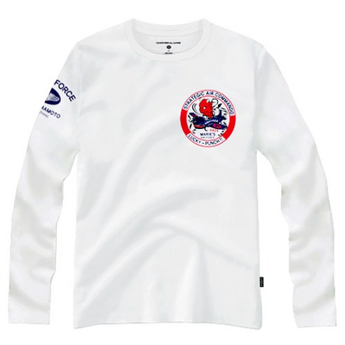 간쓰리 긴팔티 M~2XL 바머 화이트, 할인가격, 평점 4.5/5