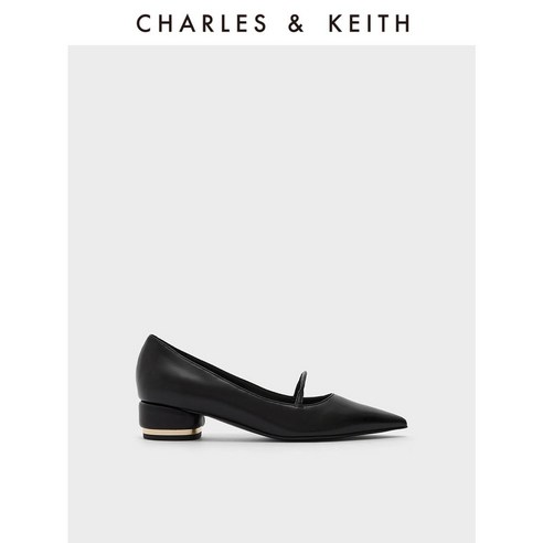 찰스앤키스로퍼 [매장정품] 찰스앤키스 구두 미들힐 신발 펌프스 CHARLES&KEITH CK1-60580232 트렌드존 Best Top5