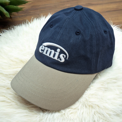 [국내매장판] NEW LOGO MIX BALL CAP-BEIGE/NAVY