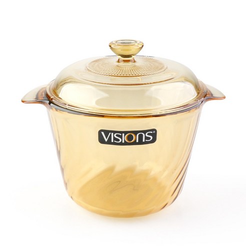 정품VISIONS 튤립비젼-3.5L(깊은형) 내열냄비 비전유리냄비 국솥 중곰솥 오븐냄비, 튤립비젼3.5L(깊은형), 1개