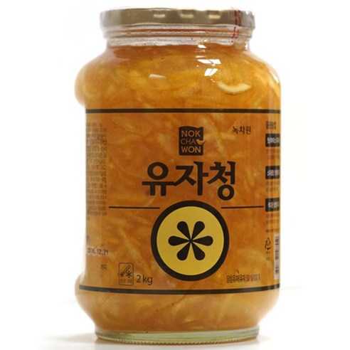 녹차원(주) [녹차원]유자청 2KG, 선택완료, 단품없음, 1개