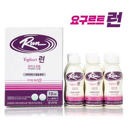 [신앙촌] 프리앤프로바이오틱 요구르트 런 24개입, 120ml, 24개