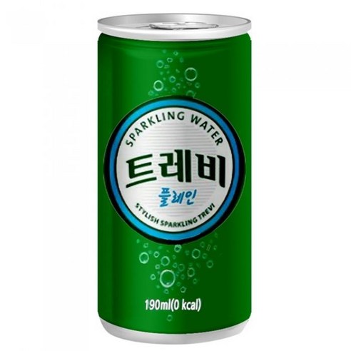 기타 [롯데칠성음료]트레비플레인190mlx90캔, 롯데-트레비플레인190㎖(30캔) x3, 90캔, 190ml