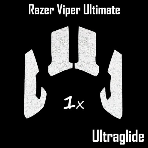 Ultraglide Razer 마우스 그립테이프 모음 바이퍼 mini V2 Pro 데스에더 v3, 0.25mm, 바이퍼 얼티밋 핑크, 1개