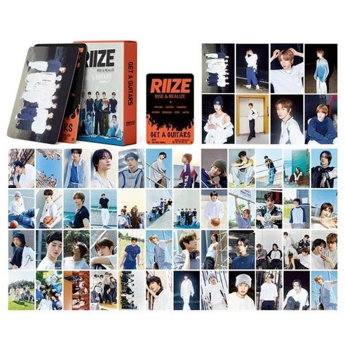 라이즈 riize 포토카드 포카 굿즈 케이팝 아이돌 RIIZE 새 앨범 RIIZING 로모 카드 쇼타로 은석 성찬 원빈 소희 HD 프린트 팬 선물 55 개, [03] RIIZE-2