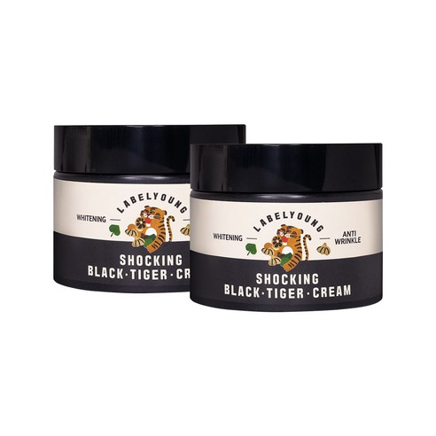 [라벨영]쇼킹흑마늘호랑이크림1+1/보습+진정+미백+탄력/찐액영양크림/흑마늘+병풀추출물