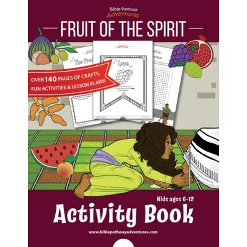 Fruit of the Spirit Activity Book Paperback, Bible Pathway Adventures