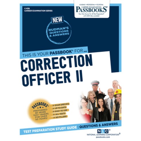 (영문도서) Correction Officer II 838 Paperback, Passbooks, English, 9781731808387