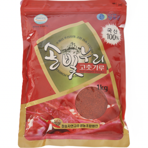 24년 국산 청송 햇 고춧가루 1kg 김장용, 1개