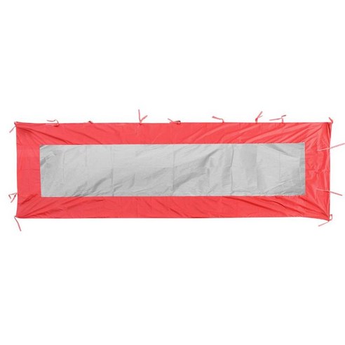 보충 닫집 측벽 옥외 야영 바닷가 천막 차양 벽 대피소, 레드 B 190x570cm, 패브릭