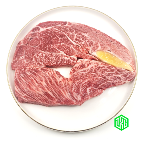 최상의 품질과 합리적인 가격, 편의성을 갖춘 더리치가든의 1++ 투뿔 9 한우구이용 선물세트