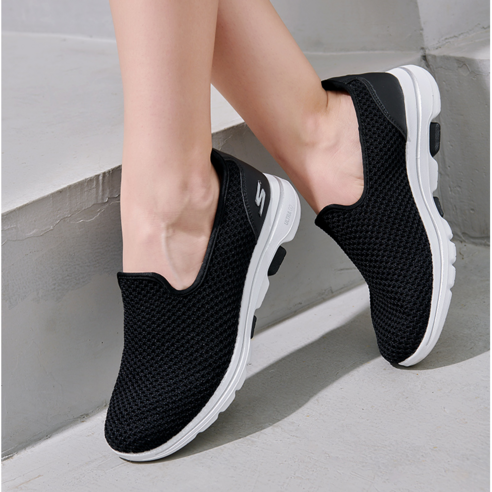 [S] 스케쳐스 여성용 Skechers 봄 여름 가을 고워크 에볼 푹신 초경량 쿠션슬립온(사은품증정)