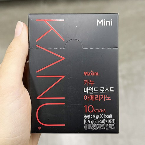 카누 카누 미니 콜롬비아 마일드 0.9g x 10 x 3개, 1개, 10개입