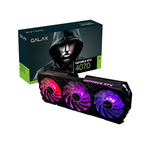 갤럭시 GALAX 지포스 RTX 4070 EX GAMER BLACK OC D6X 12GB rtx3070 Best Top5