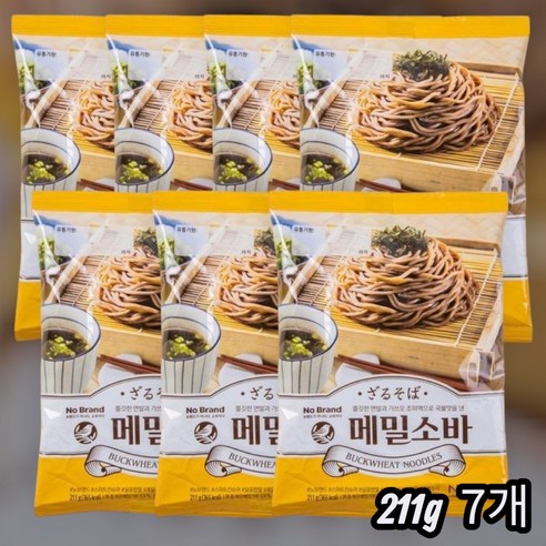 노브랜드 메밀소바 211g
