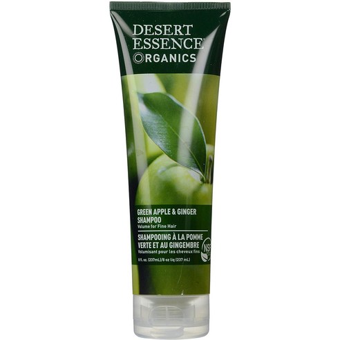 Dessert Essence 오가닉 그린 애플 & 진저 샴푸, 237ml, 1개