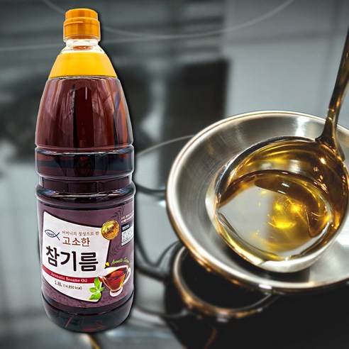 이삭 고소한 참기름 1.8L 업소용 오뚜기 옛날참기름, 1개