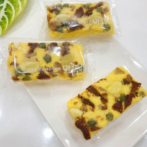 [바른떡] 호박설기 호박떡 호박백설기 80g*38개 (개별포장떡)