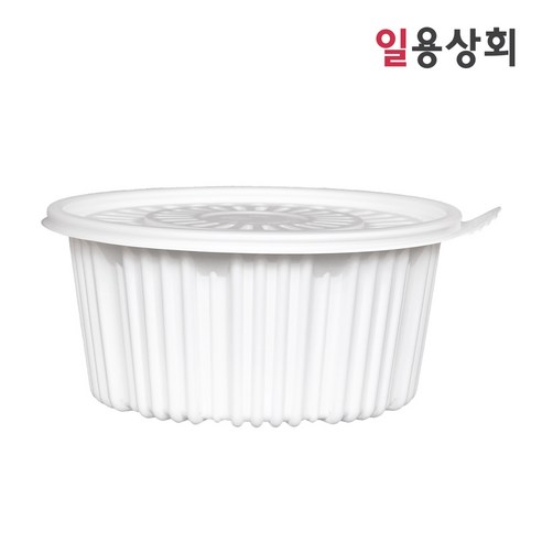 [ILYONG] 탕용기 FP 220파이 중 2300ml 50세트 PP 백색, 1세트, 50개