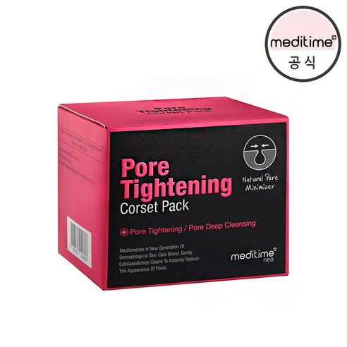 메디타임네오 포어 타이트닝 코르셋 팩 120g, 1개, 1개입