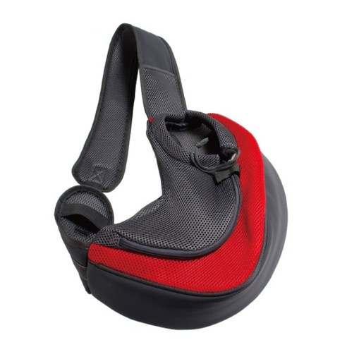 네발자국 반려동물 메쉬슬링백 (2sizes 7colors), 레드, 2개
