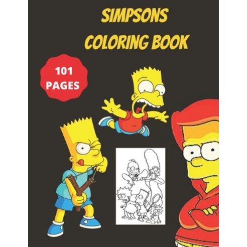 simpsons coloring book: Coloring Book for Kids and adults Paperback, Independently Published, English, 9798732770827