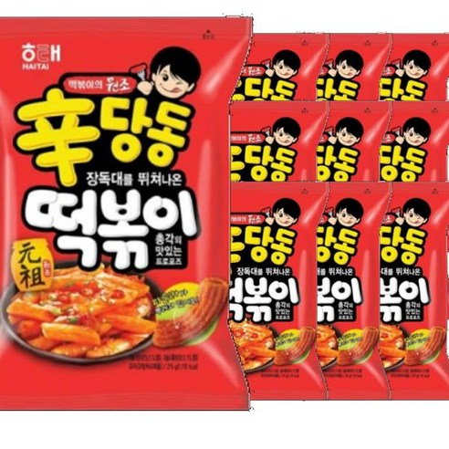 해태제과 신당동떡볶이, 110g, 10개