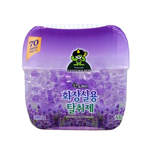 산도깨비 화장실용 탈취제 라벤더, 300g, 20개 요술방향제