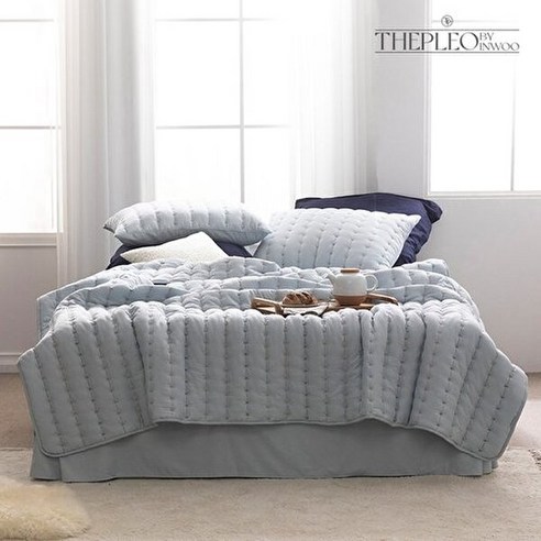 포근한 겨울밤, 더플레오 스티치자수 차렵워싱이불로 완성하세요.