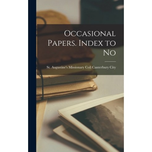 (영문도서) Occasional Papers. Index to No Hardcover, Legare Street Press, English, 9781018064765
