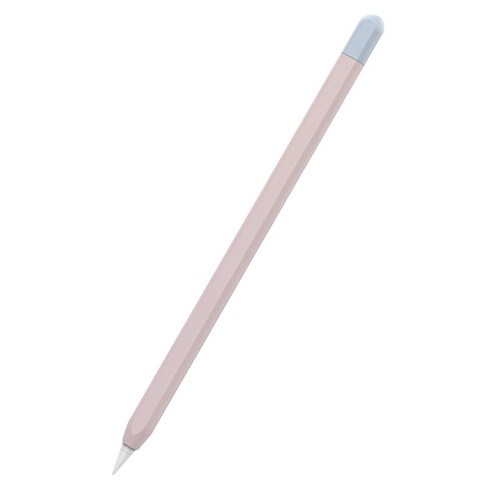 니하 애플펜슬 2세대 실리콘 케이스, 핑크-블루, 2개