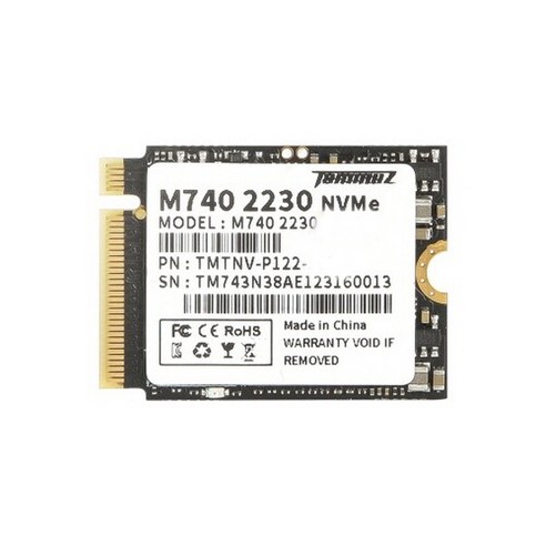 2230ssd 타무즈 M740 M.2 2230 NVMe (512GB)/스팀덱 SSD/서피스 지원/로그엘라이 호환/ROG ALLY/SSD/정품 판매점/R/AS 3년, 선택없음, 선택1 Best Top5