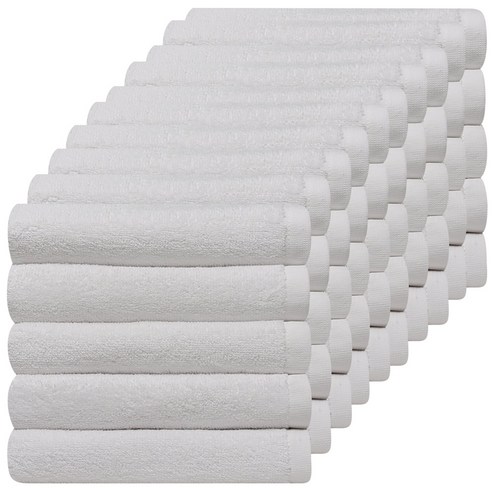 다주타올 데일리 호텔수건 30수 120g, 50개, 퓨어화이트