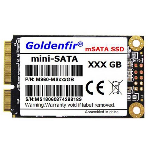 GoldenFir MSATA 512GB SSD MSATA 인터페이스 두께 3.8mm 내장 노트북 및 데스크탑 용 솔리드 스테이트 하드 드라이브, 보여진 바와 같이, 하나