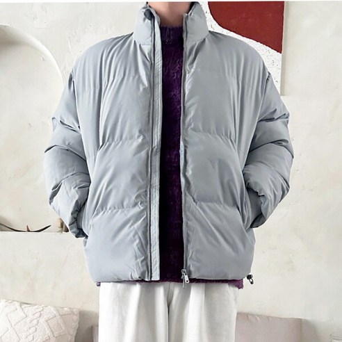 [파라고나] 남녀공용 오버핏 숏 패딩 점퍼