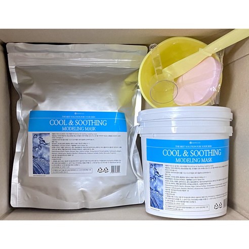 쿨링 & 수딩 모델링 팩으로 피부 진정과 수분 충전을 한 번에!