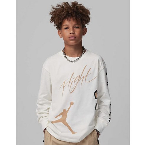 조던키즈 [조던주니어] 조던 올오버레트로 긴팔티셔츠 (140-170) N233TS315P 조던주니어 긴팔티 Best Top5