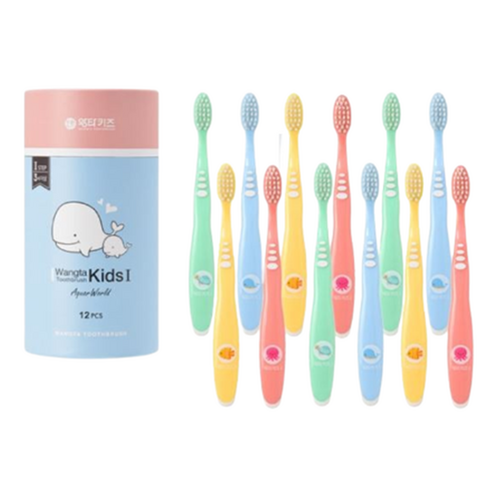루치펠로 그린웨이브 칫솔, 3개입, 1개 아쿠아키즈칫솔 7 왕타키즈 아쿠아월드 어린이 칫솔 1호, 아쿠아월드 2호(5세 이상), 1개, 12개입