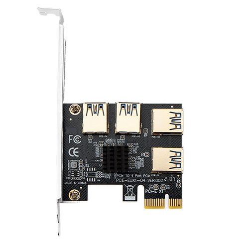 노 브랜드 PCI-E 1 ~ 4 USB3.0 그래픽 카드 확장 X1 X16, 확장 카드