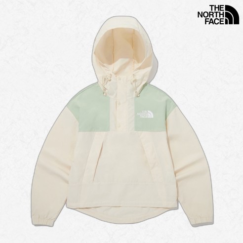 [국내정식매장] 노스페이스 아노락 자켓 바람막이 The North Face W'S HI MOUNTAIN ANORAK - CREAM