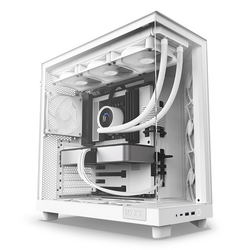 내 PC, 예술 작품이 되다! NZXT H6 Flow 케이스 솔직 후기: 발열 걱정 끝, 디자인은 덤! nzxt케이스