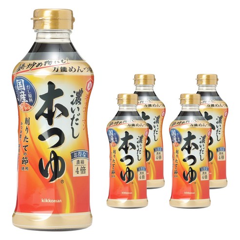 기꼬만 진한 다시 혼쯔유, 5개, 500ml