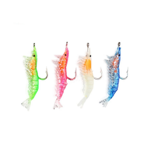 5pcs 3.5g Soft Artificial Baits Fishing Lure Slow Jigging Lures Casting Jig Baits shrimp Lure Sea Fi, 화이트