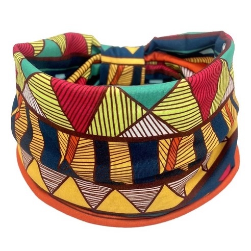 Boho Print Hairbands for Women 요가 운동 스포츠 헤드 밴드 패션 와이드 헤드 밴드 아프리카 헤드 밴드 Stretchy Headwrap, 16