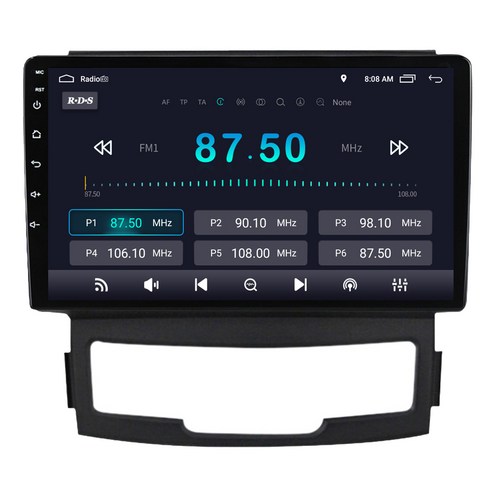 적용쌍용 코란도 3 액티언 2 2010-2013 자동차 라디오 스테레오 GPS 내비게이션 멀티미디어 플레이어 CarPlay, 2G RAM + 32G ROM, 2GB