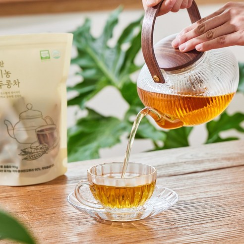 향긋한 유기농 작두콩차로 건강과 편안한 밤을 선물하세요!