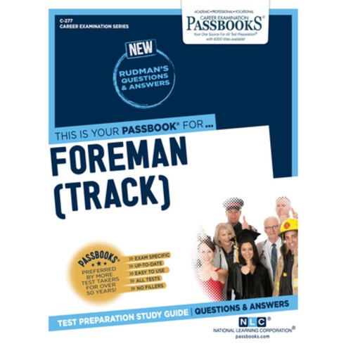 (영문도서) Foreman (Track) (C-277) 277: Passbooks Study Guide Paperback, English, 9781731802774